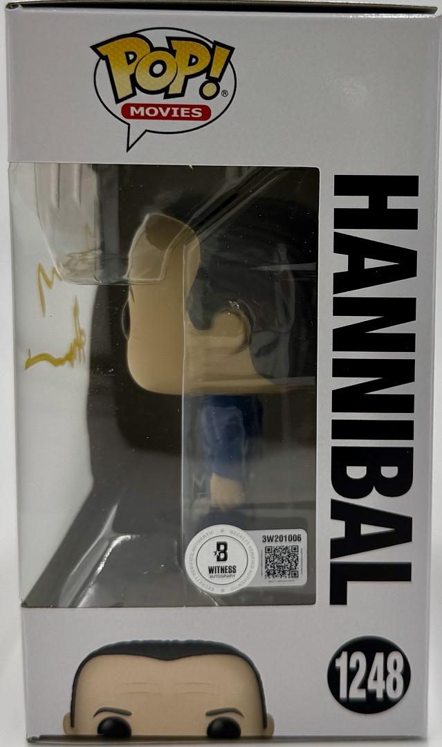 Anthony Hopkins Signed Funko Pop #1248 Hannibal Lecter (Silence Of The Lambs) - Beckett COA