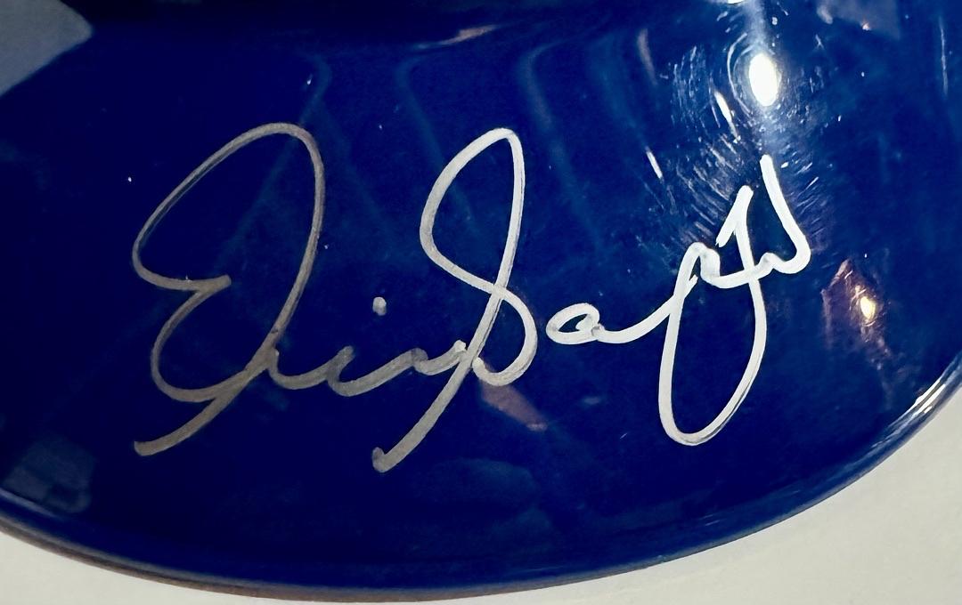 Eric Gagne (Dodgers) signed replica batting helmet - Schwartz COA