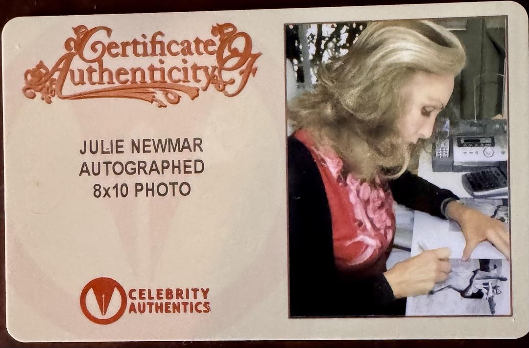 Julie Newmar signed 8x10 - Celebrity Authentics COA