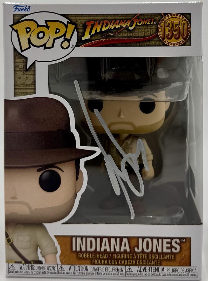 Harrison Ford Signed Funko Pop #1350 Indiana Jones - SWAU COA