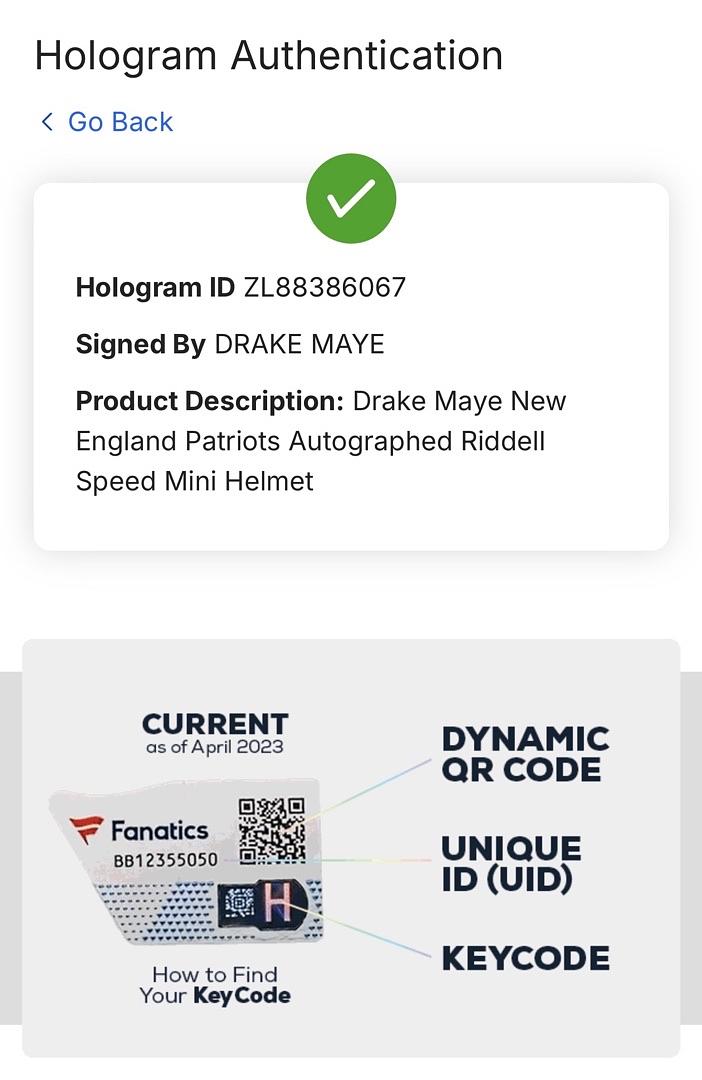 Drake Maye Under Wraps Signed Patriots Mini Helmet - Fanatics COA