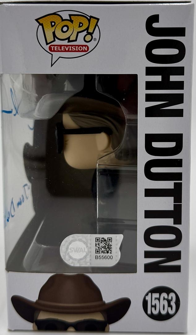 Kevin Costner Signed Funko Pop #1563 "Yellowstone" w/character name - SWAU COA