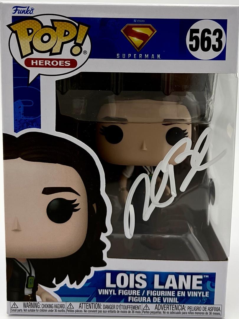 Rachel Brosnahan signed "Lois Lane" Funko Pop #563 (Superman) - Beckett COA