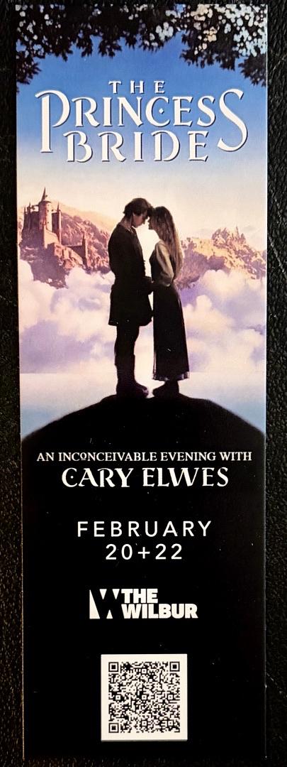 Cary Elwes signed paperback book "As You Wish" - JSA COA