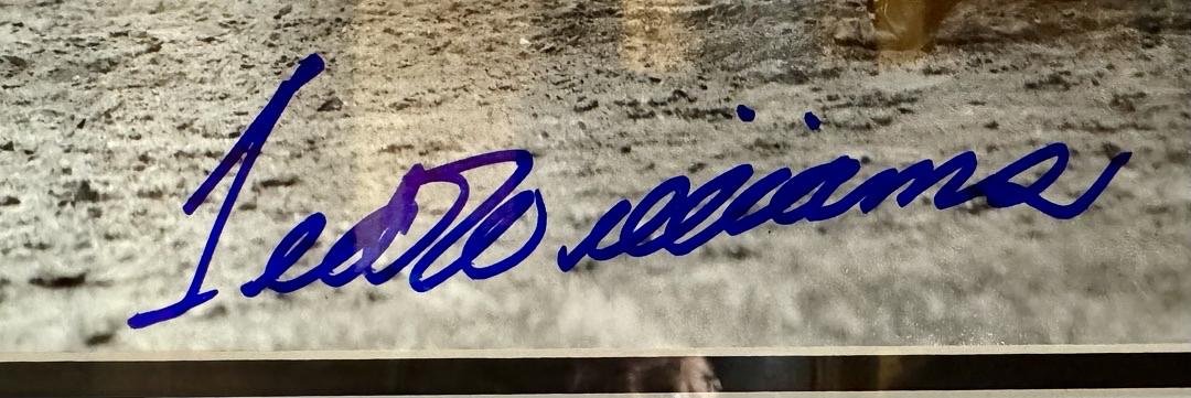 Ted Williams signed, framed 11x14 First at Bat Photo - Williams COA
