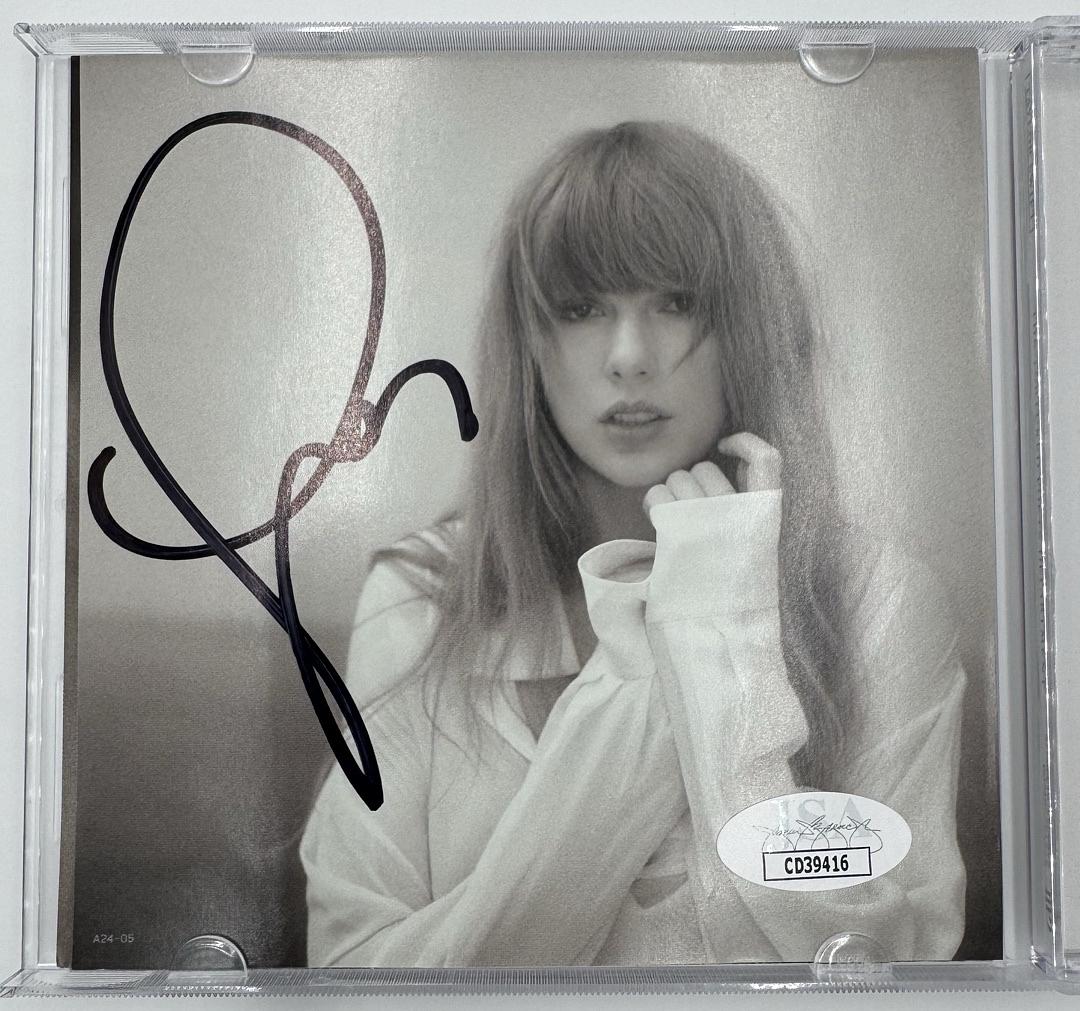 Taylor Swift signed CD Insert "The Manuscript" - JSA COA