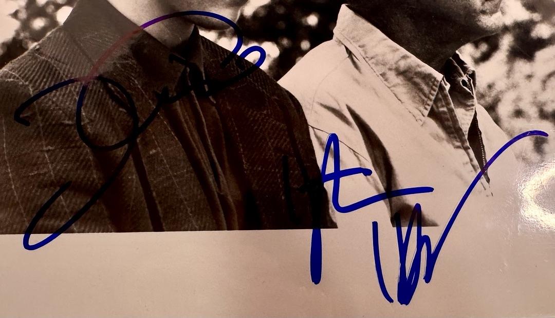 Dustin Hoffman & Tom Cruise signed 8x10 Photo Rain Man *RARE* - ACOA