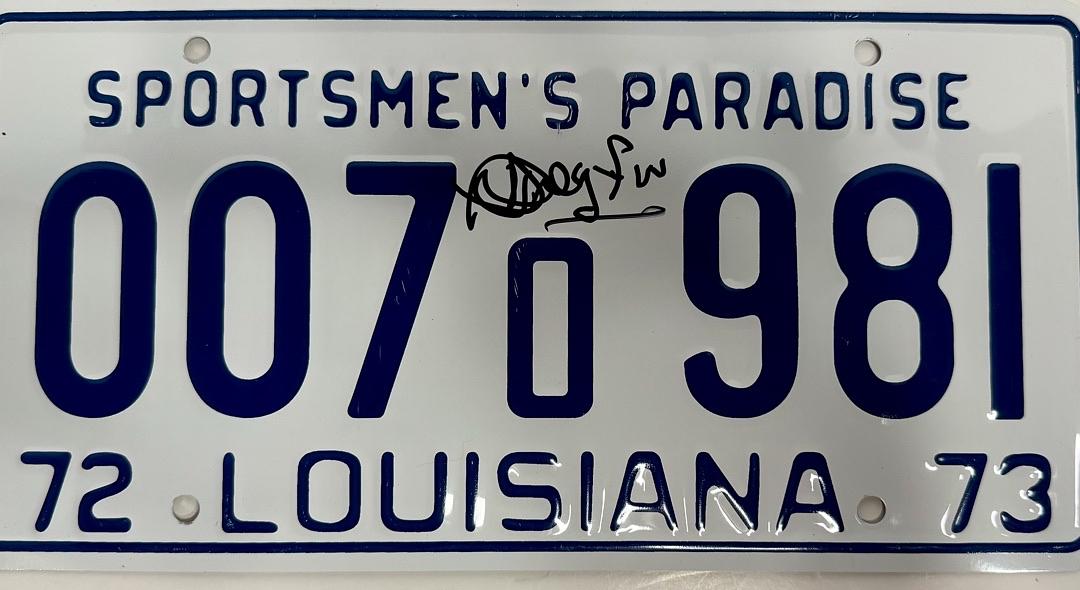 Richard Dreyfuss Signed License Plate Beckett COA (Jaws) #02