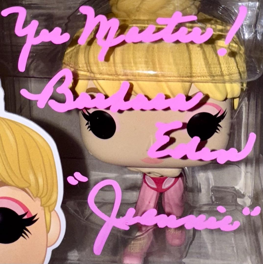 Barbara Eden Signed Funko Pop #965 "Jeannie" (I Dream Of Jeannie) w/Quote and Character Name - JSA COA