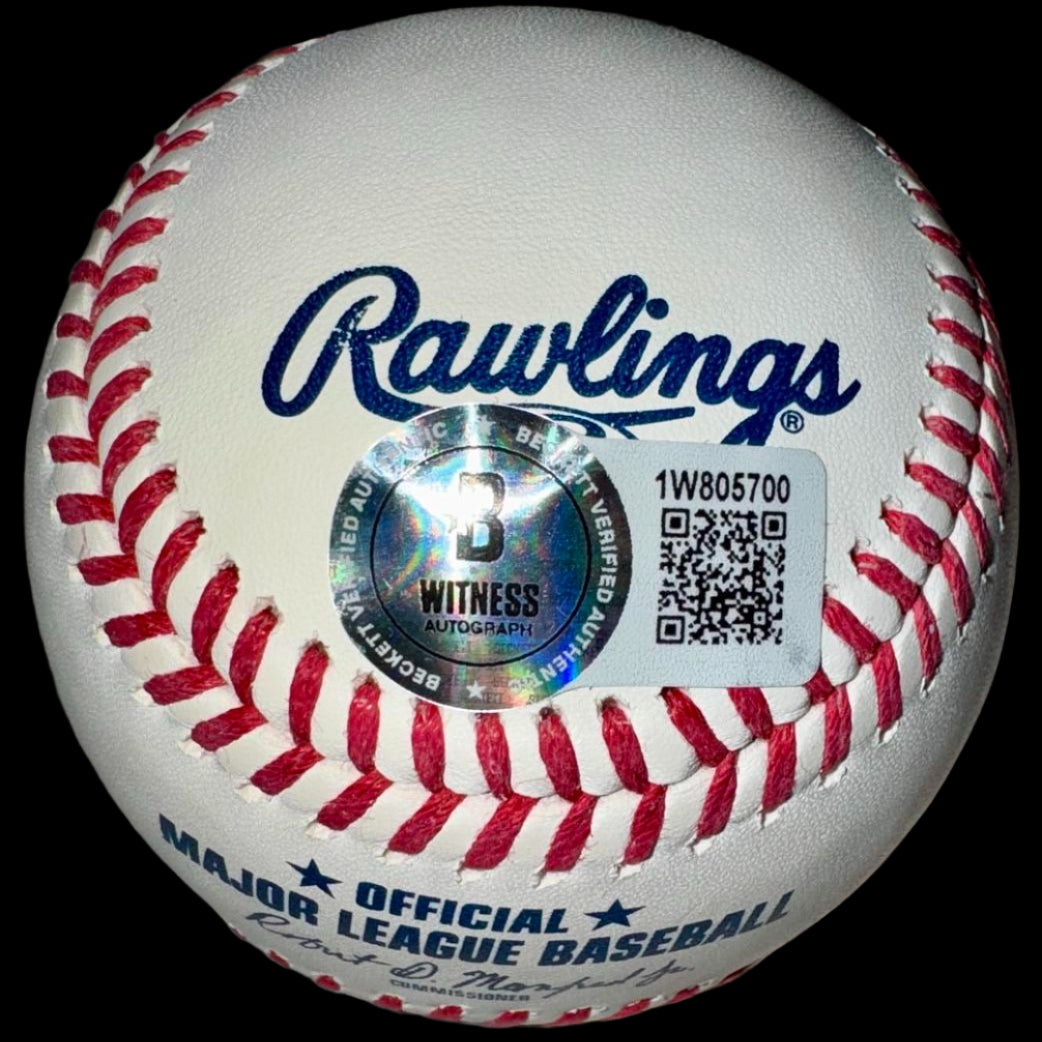 Frank Thomas Autographed Rawlings Official ROMLB Baseball w/ "Big Hurt" Inscription - Beckett COA