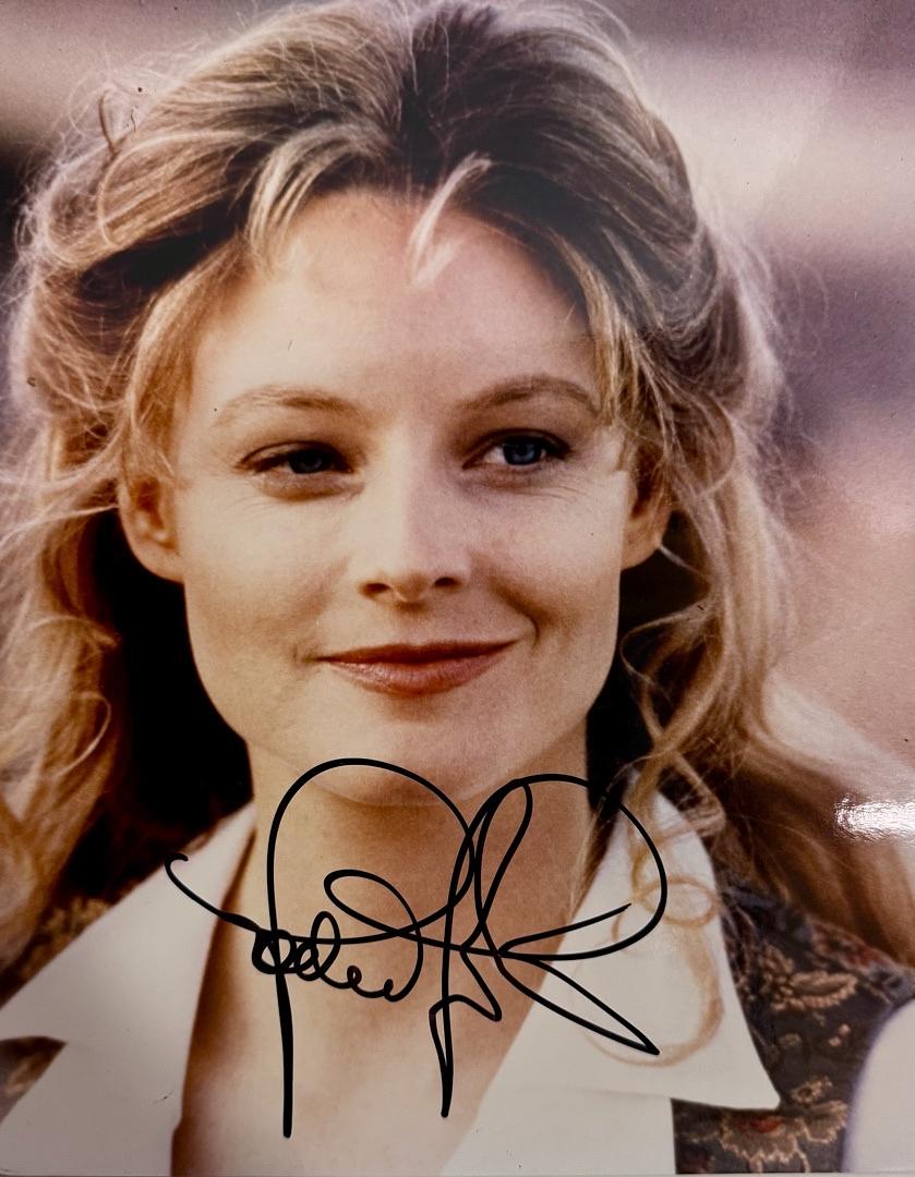 Jodie Foster Signed 8x10 Photo - JSA COA