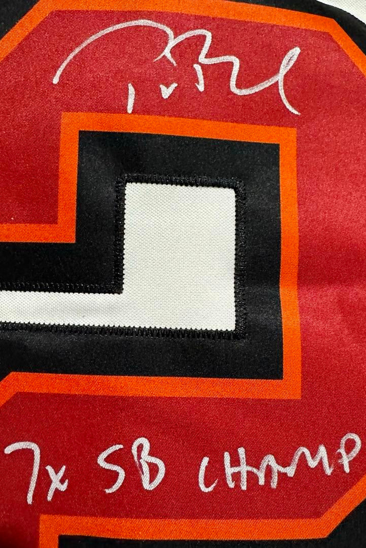 Tom Brady Autographed Tampa Super Bowl Jersey w/ "7x SB Champs" Inscription Fanatics COA