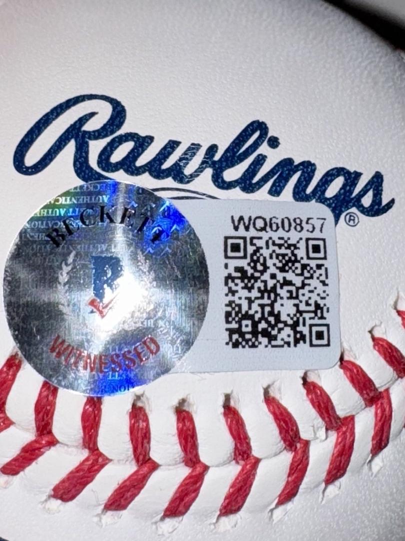 Major League Stars Charlie Sheen, Tom Berenger, & Corbin Bernsen Autographed Rawlings Official Baseball - Beckett COA