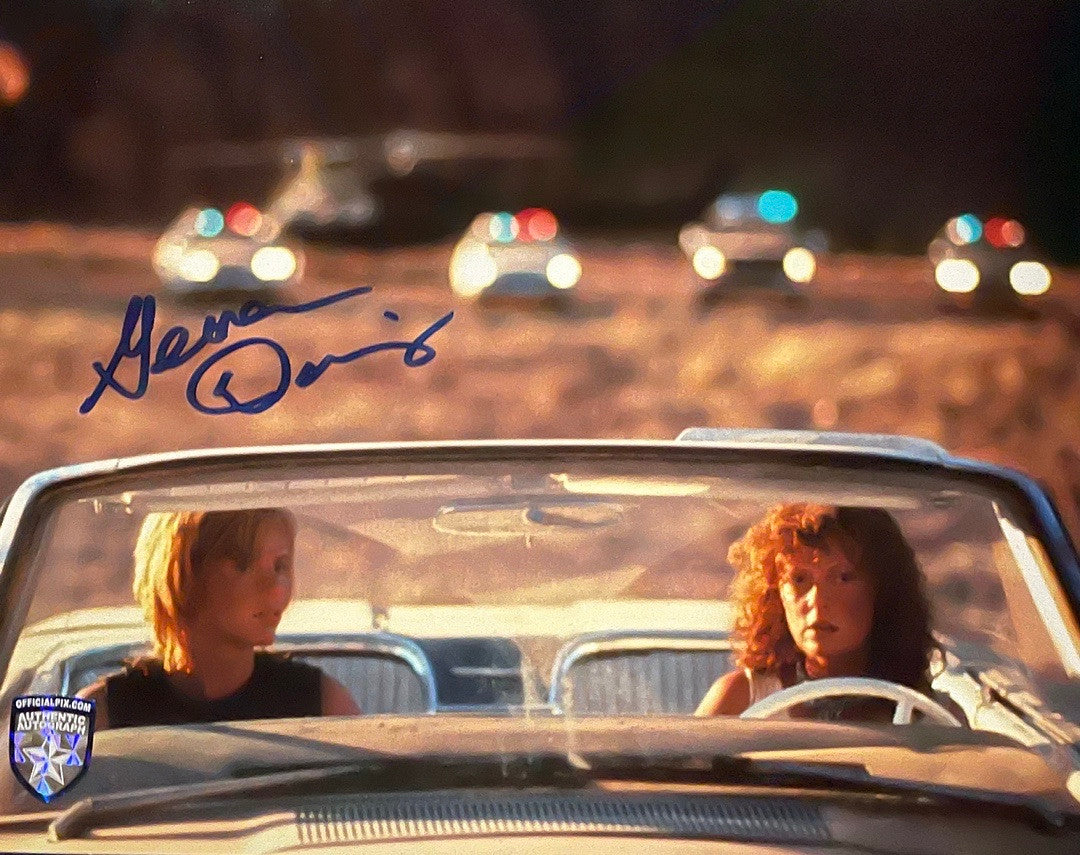 Geena Davis & Susan Sarandon Signed 8x10 Photo (Thelma & Louise) - Official Pix