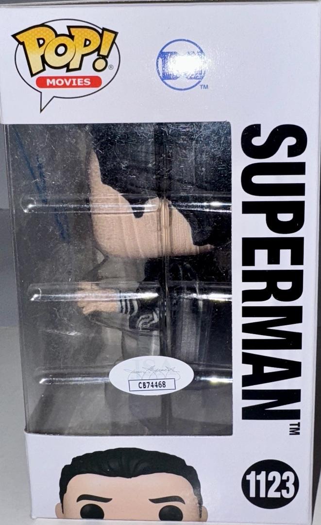 Kevin Costner Signed Funko Pop #1123 Superman Justice League - JSA COA