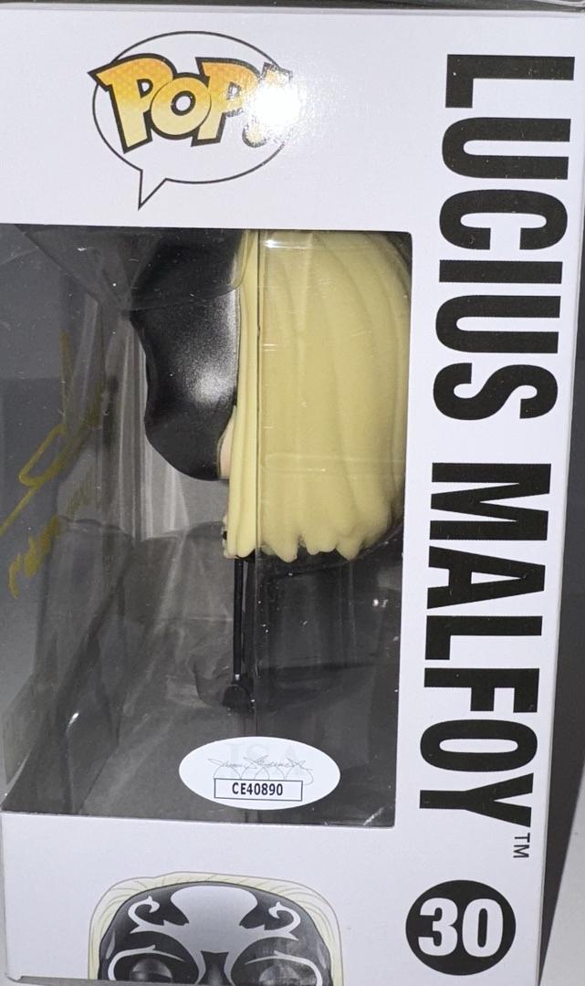 Jason Isaacs Signed Funko Pop #30 "Lucius Malfoy" (Harry Potter) - JSA COA #04