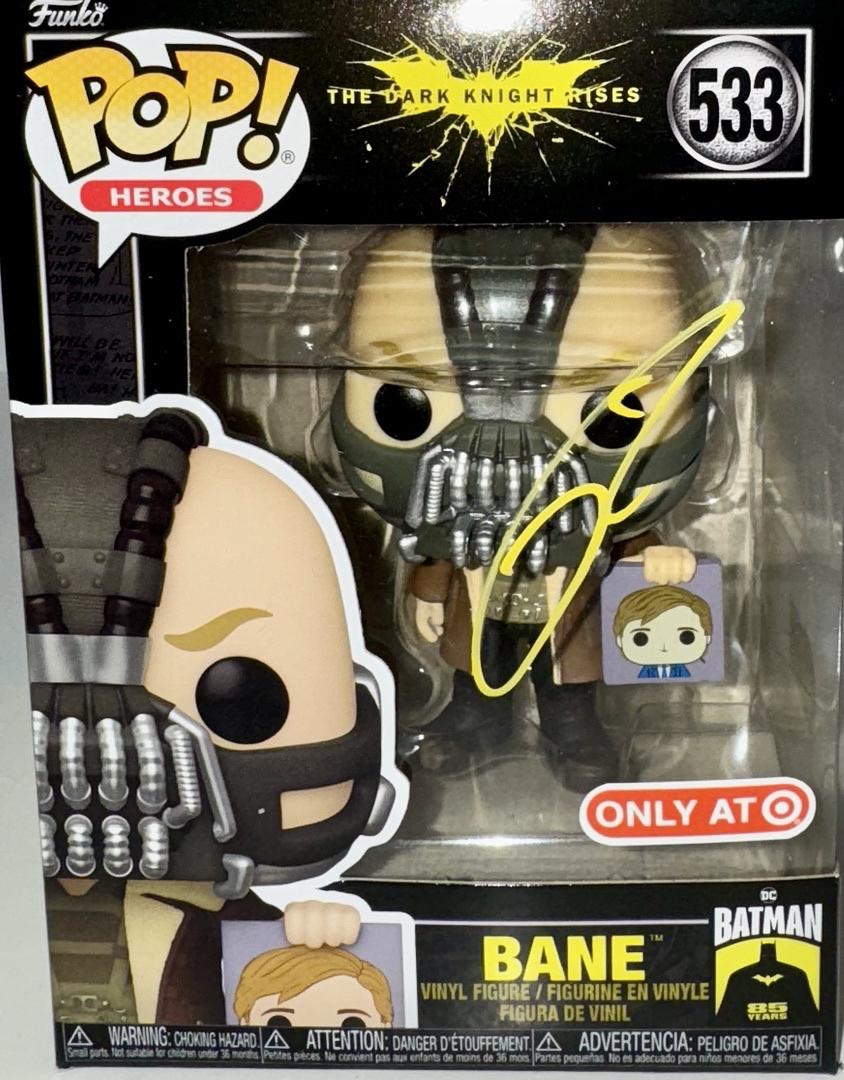 Tom Hardy Signed Funko Pop #533 "Bane" (Dark Knight Rises) - Beckett COA #02