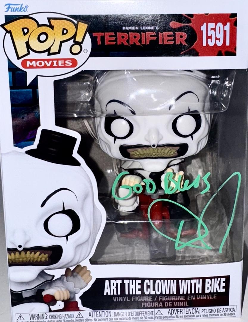Daniel Roebuck Signed Funko Pop #1591 Art The Clown (Terrifier) - SWAU #04