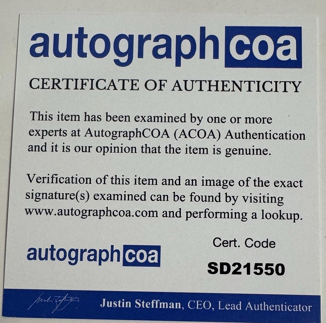 Angelina Jolie Signed 8x10 Photo - ACOA #01