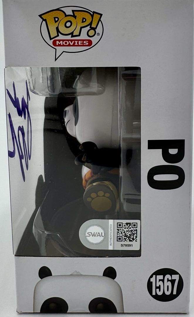 Jack Black Signed Funko Pop #1567 Po (Kun Fu Panda) - Beckett COA #02