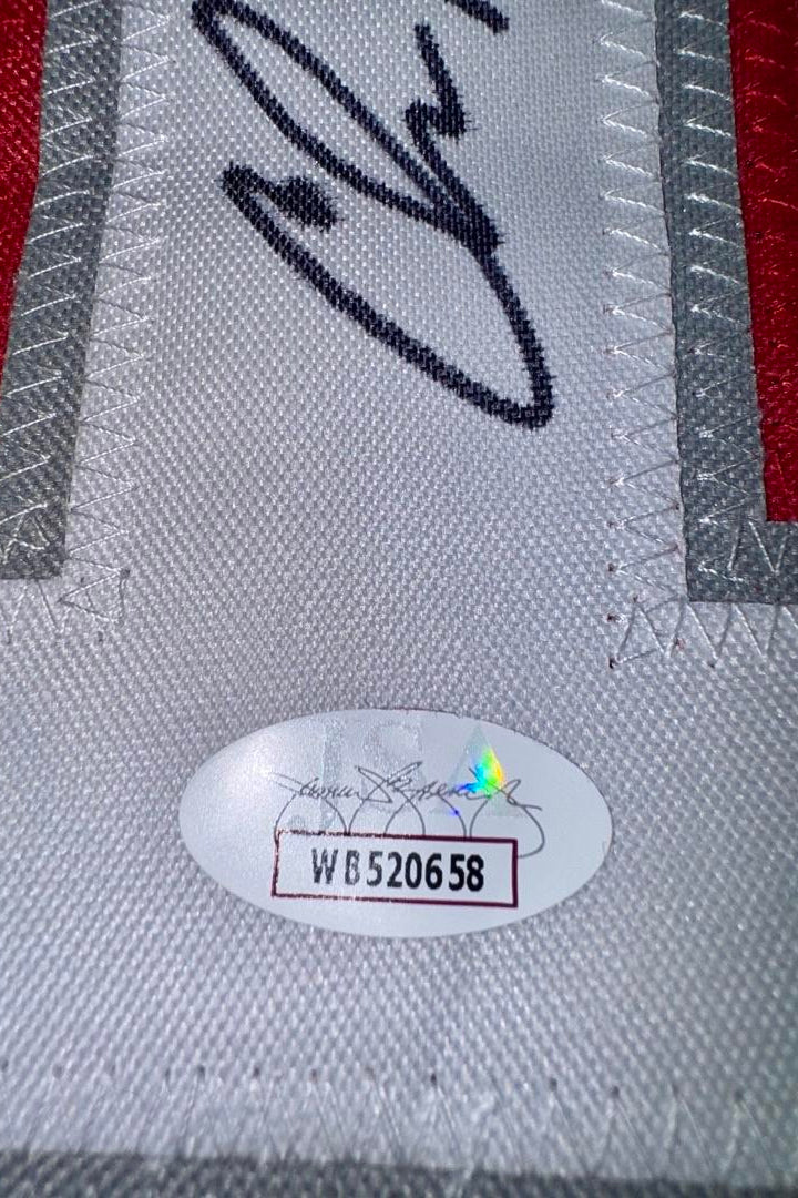 Chris Hogan Signed Custom Blue Patriots Jersey w/ "2x SB Champ" Inscription - JSA COA