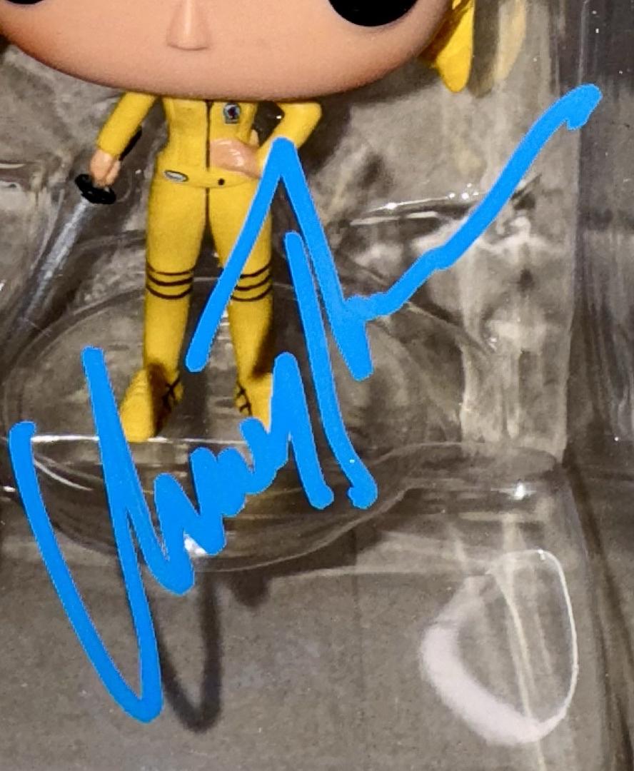 Uma Thurman Signed Funko Pop #68 The Bride (Kill Bill) - Beckett COA