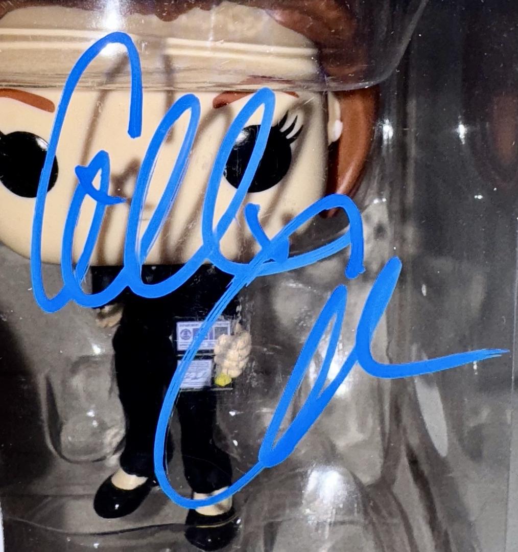 Gillian Anderson Signed Funko Pop #1613 "Dana Scully" (Blue Ink) - JSA COA #3