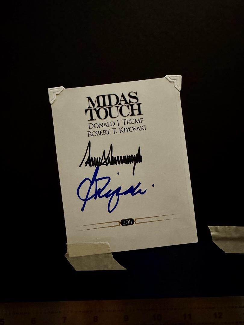 Donald Trump Signed & Matted Bookplate Cut Signature - Koschal COA #07