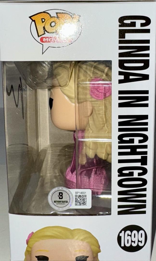 Ariana Grande Signed Funko Pop #1699 Glinda / Wicked (Black Ink) - Beckett COA