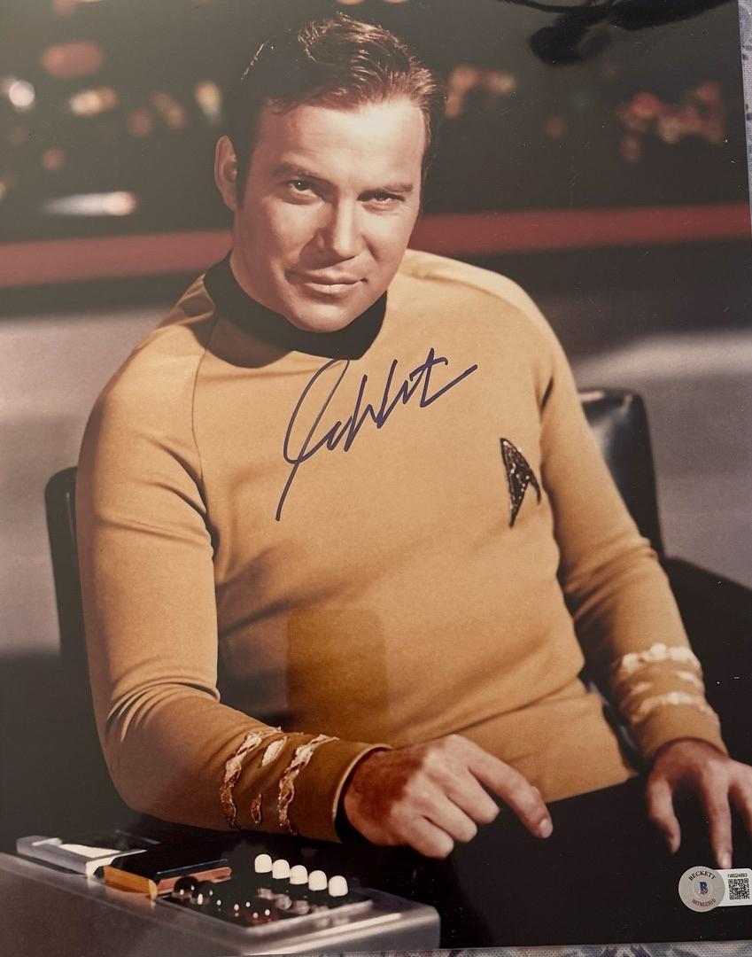 William Shatner Signed 11x14 Photo (Star Trek) - Beckett COA