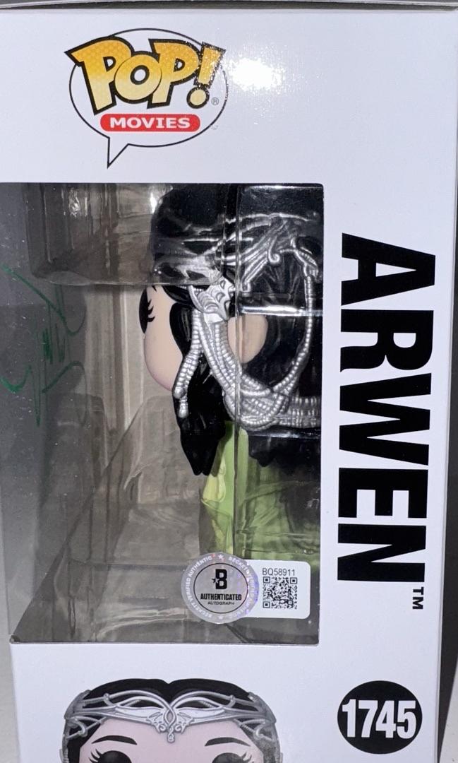 Liv Tyler Signed Funko Pop #1745 Arwen (LOTR) - Beckett COA #01
