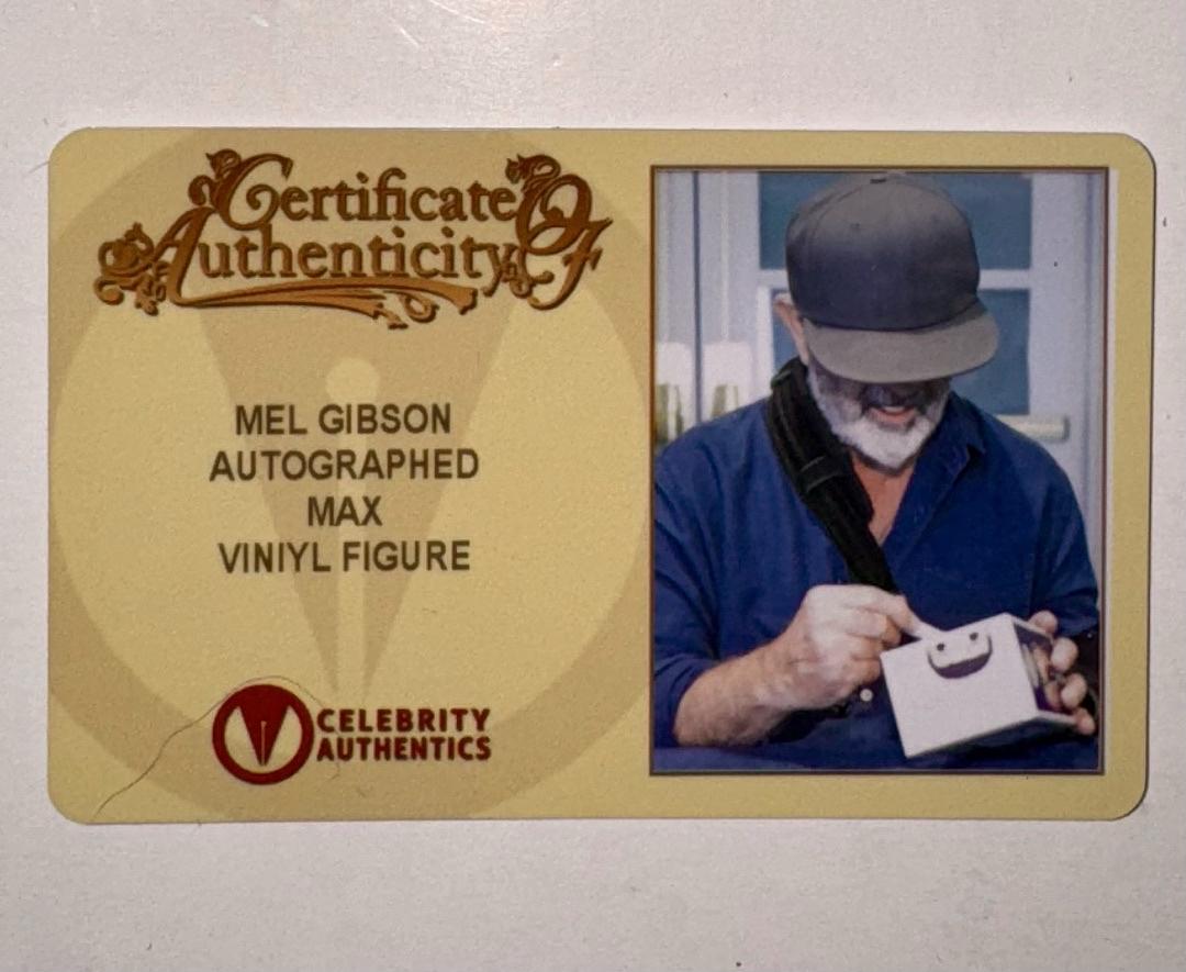 Mel Gibson Signed Funko Pop #1469 "Mad Max" (Yellow Ink) - Celebrity Authentics #5