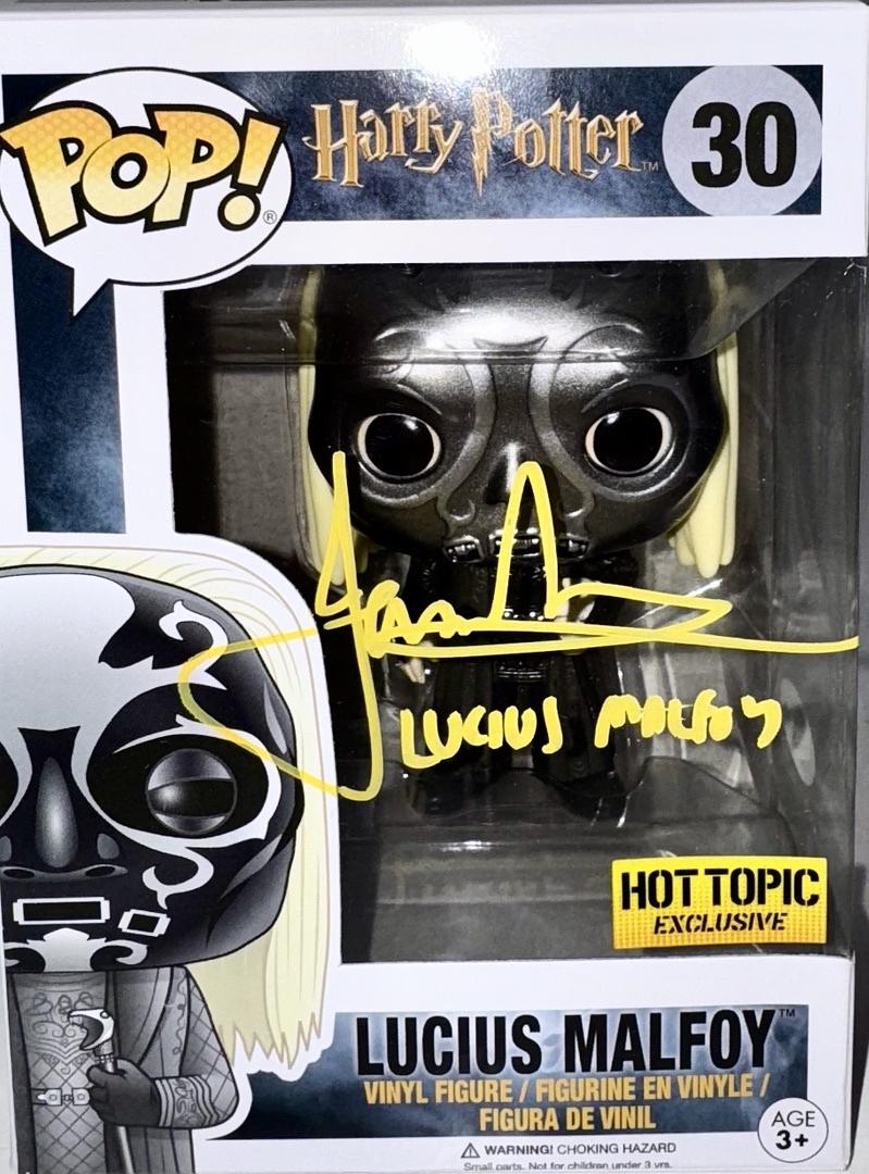 Jason Isaacs Signed Funko Pop #30 "Lucius Malfoy" (Harry Potter) - JSA COA #04