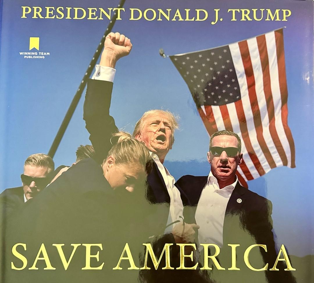 Donald Trump Autographed Save America Book Signed Hardcover - JSA COA #03