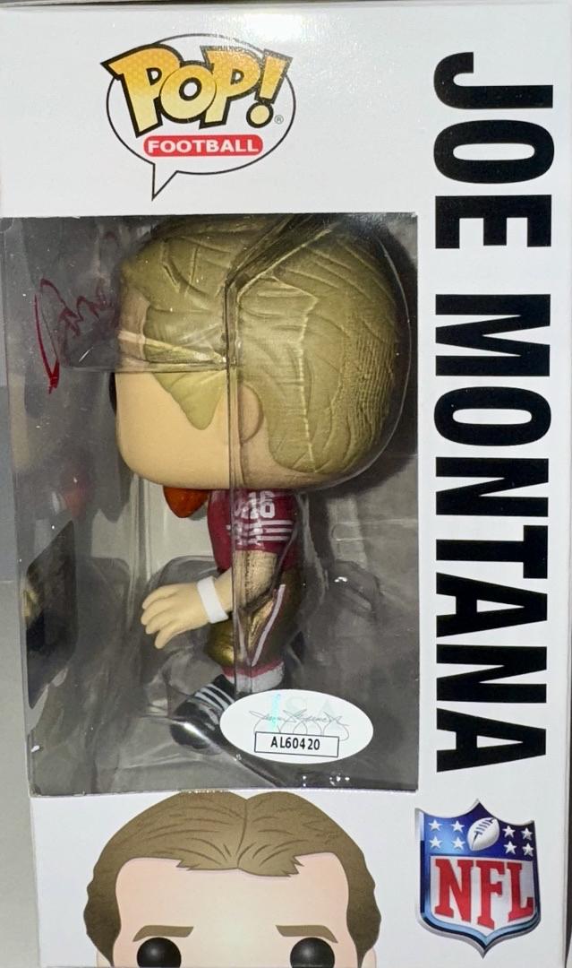 Joe Montana Signed Funko Pop #84 San Francisco 49ers - JSA COA