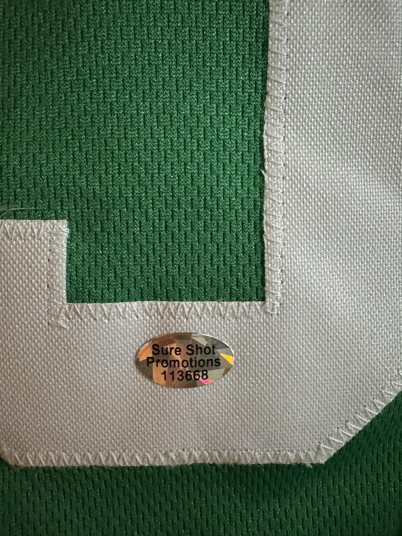 Larry Bird Signed Custom Green Celtics Jersey - Larry Bird & SureShot Authenticated