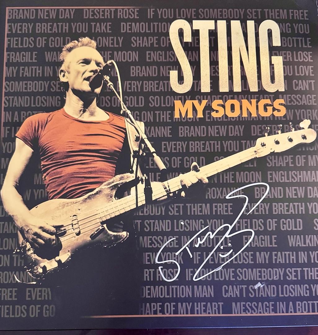 Sting Signed Album "My Songs" Vinyl Album - JSA COA #03