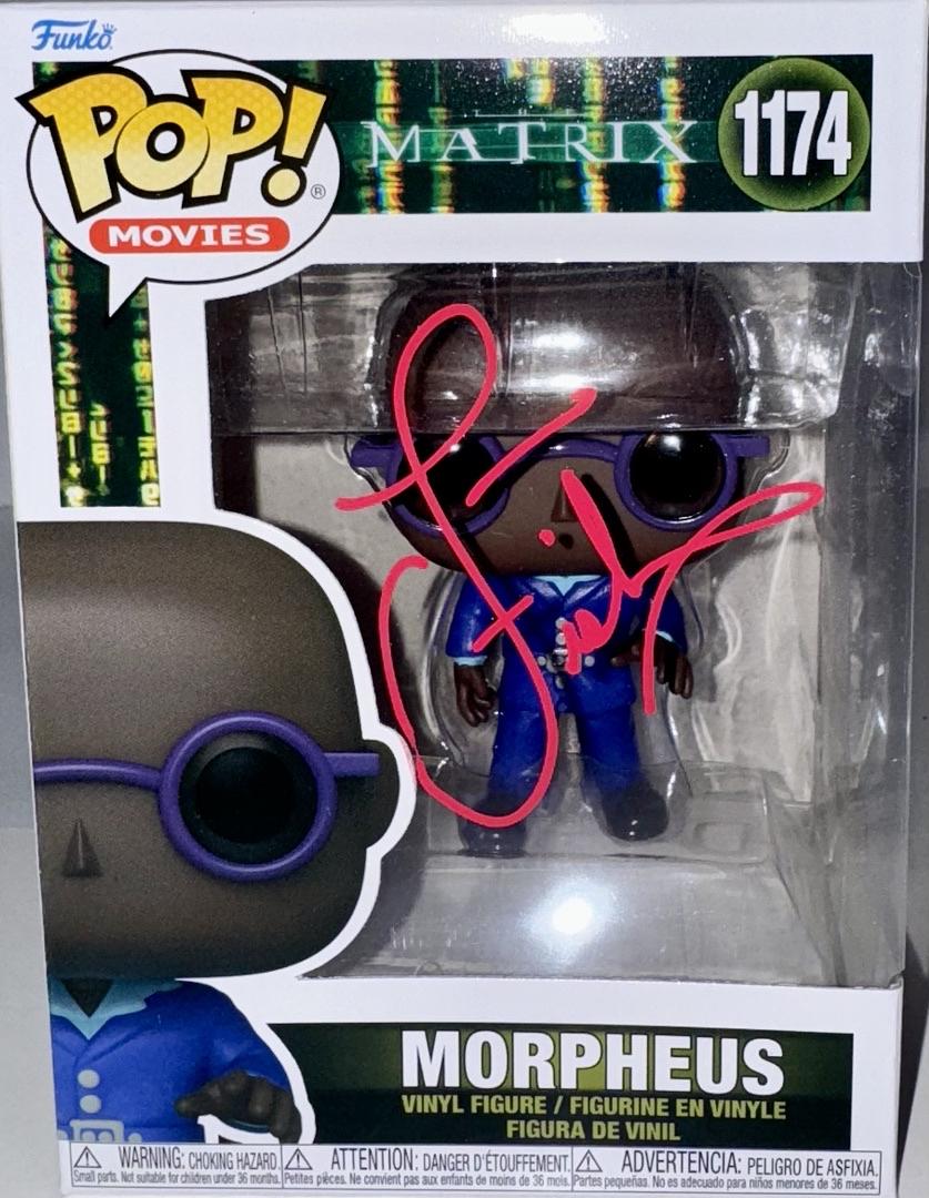 Laurence Fishburne Signed Funko Pop #1174 "Morpheus" Matrix - Beckett COA