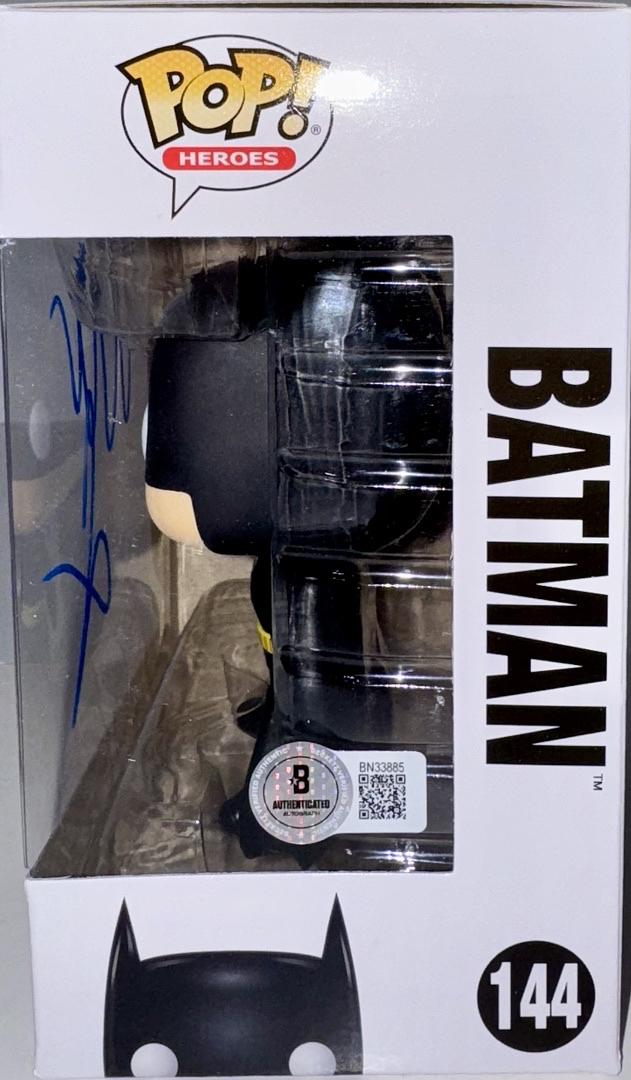 Christian Bale Signed Funko Pop #144 "Batman" - Beckett COA