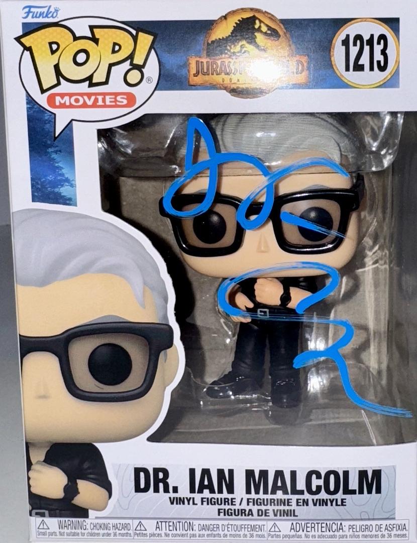 Jeff Goldblum Signed Funko Pop #1213 "Dr. Ian Malcolm" (Jurassic World) - Beckett COA