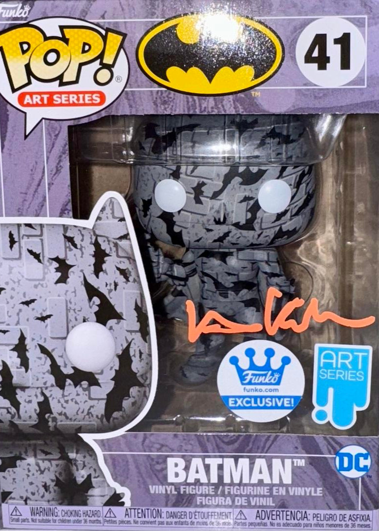 Val Kilmer Signed Funko Pop #41 Batman Art Series *RARE LIMITED EDITION* - Celebrity Authentics