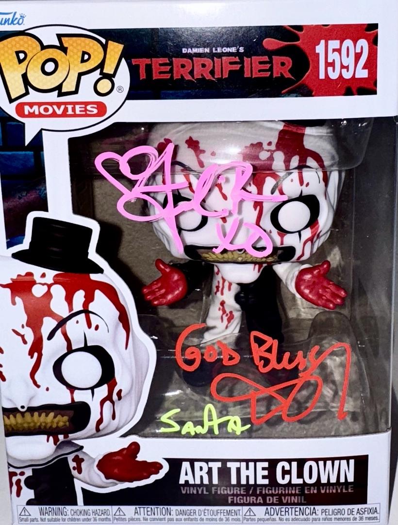 Daniel Roebuck Signed Funko Pop #1592 "Art The Clown" (Terrifier) w/Inscription - SWAU #01
