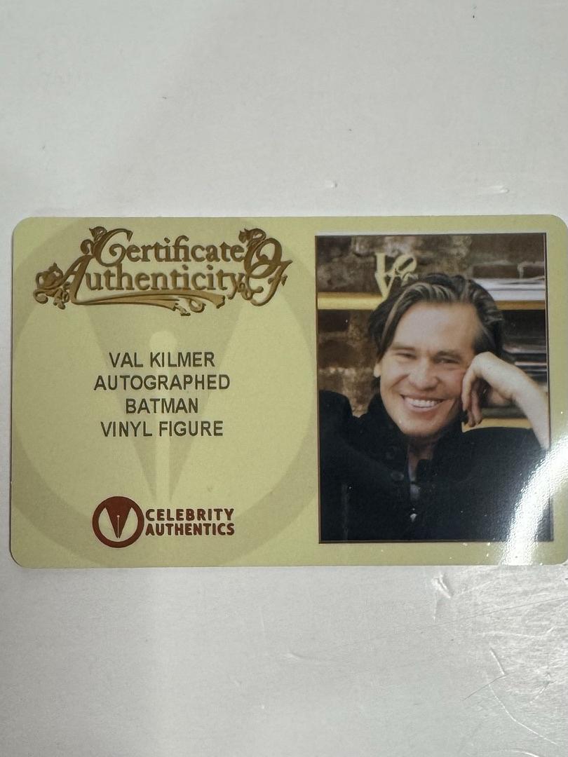 Val Kilmer Signed Funko Pop #41 Batman Art Series *RARE LIMITED EDITION* - Celebrity Authentics