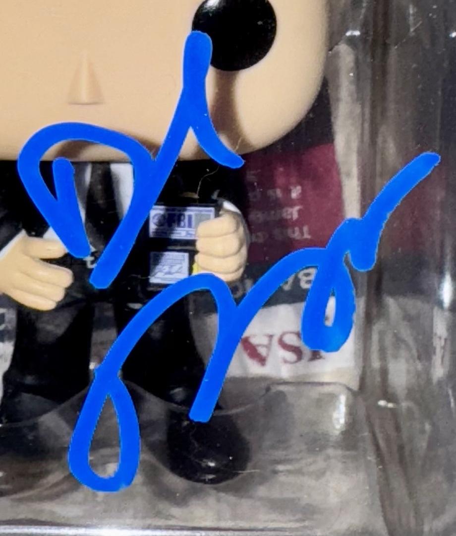 David Duchovny Signed Funko Pop #1614 "Fox Mulder" X-Files (Blue Ink) - JSA COA #02