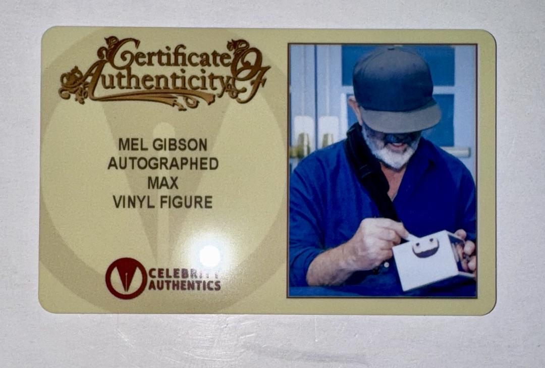 Mel Gibson Signed Funko Pop #1469 "Mad Max" (Yellow Ink) - Celebrity Authentics #8