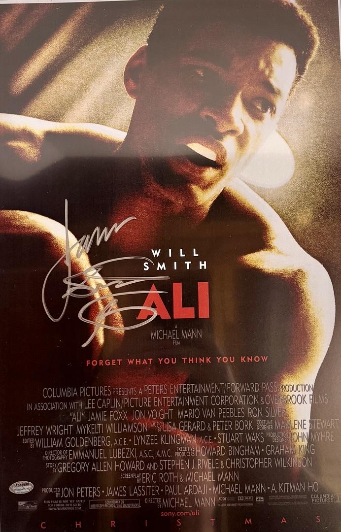 James Toney Signed 11x17 Photo (Ali) - Schwartz COA