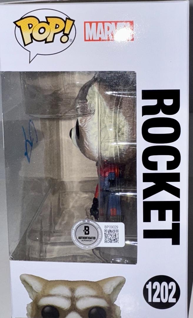 Bradley Cooper Signed Funko Pop #1202 "Rocket Raccoon" GOTG - Beckett COA