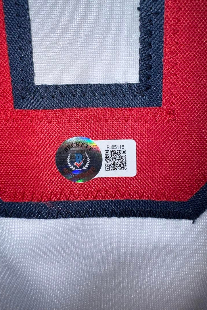 Jaren Duran signed Custom White Red Sox Jersey - Beckett COA
