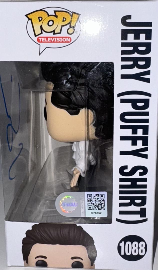 Jerry Seinfeld Signed Funko Pop #1088 Puffy Shirt (Seinfeld) - SWAU