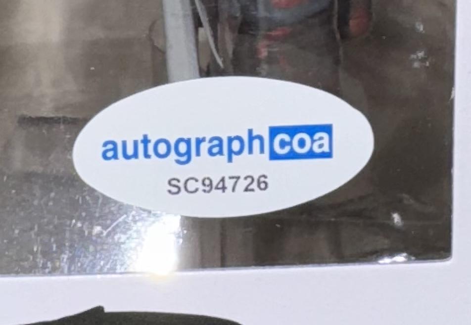 Nicholas Cage Signed Funko Pop #1131 "Red Miller" Mandy (Blue Ink) - ACOA